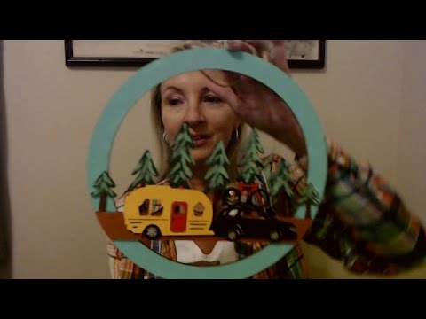 ASMR | Creating A New Camping Themed Wreath - SELLING FOR HUMANE SOCIETY