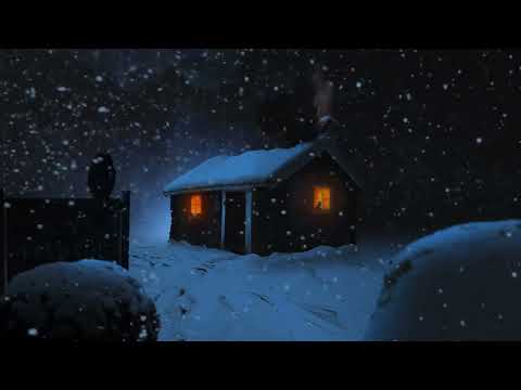 Winter Blizzard ASMR Ambience | There's Something by the Barn