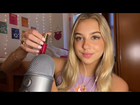 ASMR Fast Tapping and Scratching on Thingsss 🎀 Whispering