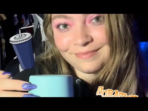 ASMR| 1 Hour Blue Cup Tapping/Scratching