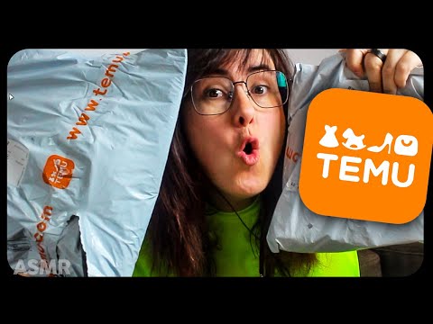 ASMR HAUL Paquete de TEMU con Muchas Cositas! | Unboxing Temu