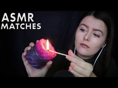 ASMR Matches & Candles (lighting matches, tapping)| NO TALKING | Chloë Jeanne ASMR