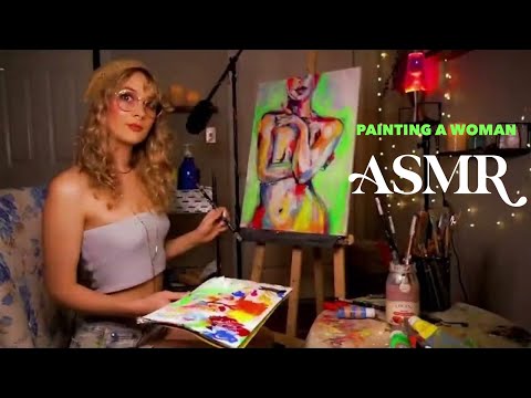 Painting a Woman’s Figure ASMR 🎨