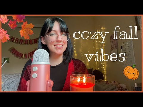 Cozy Fall ASMR ~ tapping, scratching, whispering ~
