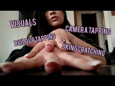 ASMR Fast Aggressive Lofi Triggers | Visuals, Build Up Tapping, Skin Sounds