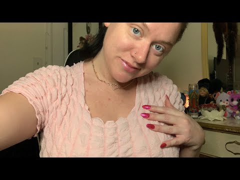 ASMR Fabric Scratching, Rubbing, with Soft Spoken Rambling (Fast & Aggressive)