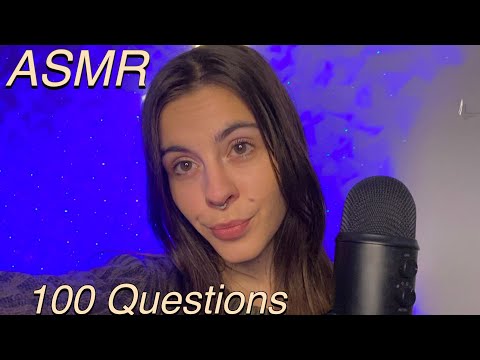 ASMR Asking You 100 Personal Questions ( how many can you answer before falling asleep? )
