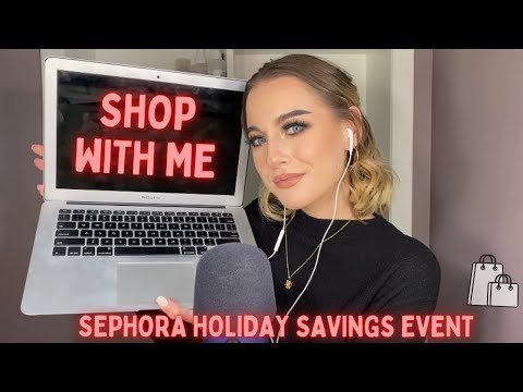 ASMR | shop with me for the Sephor holiday savings event!
