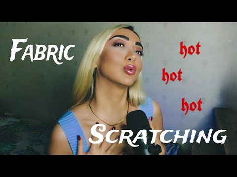 ASMR Fabric Scratching + collarbone Tapping 🥰✨️ ( 3 outfits )