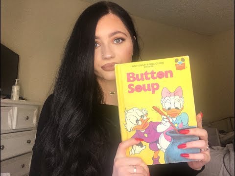 ASMR- READING YOU ANOTHER DISNEY BOOK PT.2 WITH GUM CHEWING