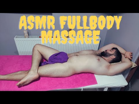 ASMR GUY FULLBODY RELAXING MASSAGE-chest,abdomınal,leg,foot,arm,back