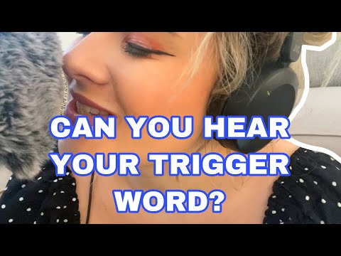 #ASMR TRIGGER WORDS! YOU WILL TINGLE!