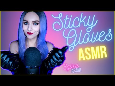ASMR Black Latex gloves 100% pure thick sticky sound, really satisfying (part 2) (NO TALKING)