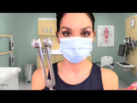 ASMR - Doctor Ear Exam and Hearing Test | Surgical Rubber Gloves | Medical Roleplay