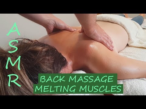 [ASMR] Back Massage - Melting Muscles [No talking][No Music]