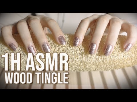 ASMR 🎧 1시간 편안한 나무 소리 1 HOUR OF WOOD Triggers for you | soft and relaxing sounds (No Talking)