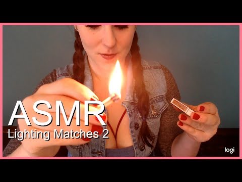 ASMR Making Fire With Matches