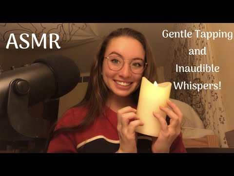 (ASMR) Gentle Tapping + Semi-Inaudible Whispers