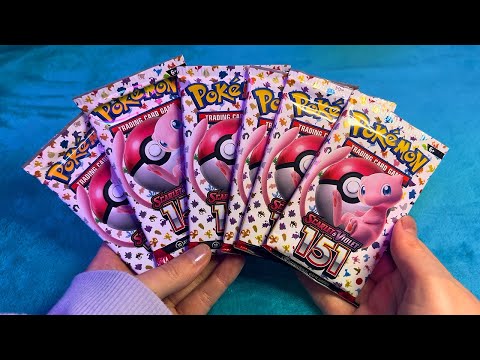 ASMR Pokemon Card Packs Opening (Whispered)