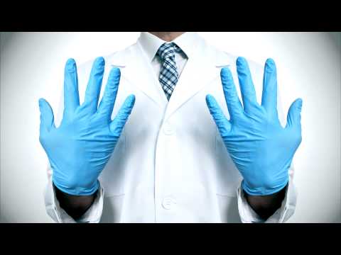 (3D binaural recording) Asmr vigorously checking your scalp in medical gloves