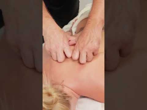 asmr back massage
