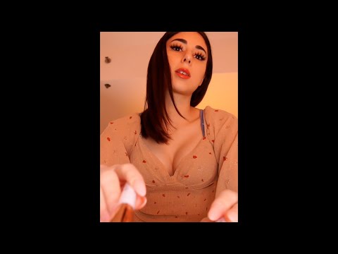 ASMR Stippling and Brushing Your Face! #shorts (Personal Attention, Soft Spoken, Face Brushing)