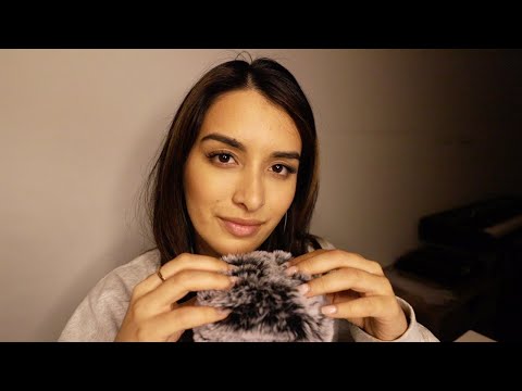 ASMR Fluffy Mic Scratches & Get To Know Me ❤️