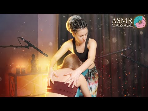 ASMR Chair Back & Head Massage by Anna