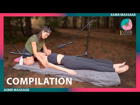 ASMR Front Massage by Sabina (Compilation)