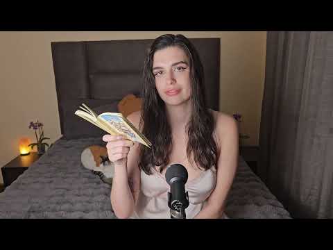 Unedited Bedtime Story ASMR | Rambling | Mouth Sounds | Whisper | Storytime | Book | Page Turning