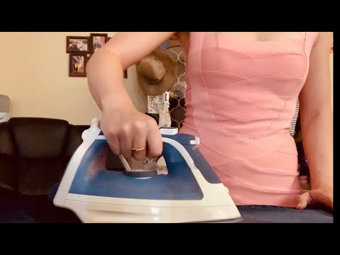 Ironing Clothes ASMR | Fabric Sounds | Requested Video