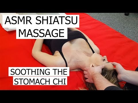ASMR Shiatsu Massage | Soothing The Stomach Chi