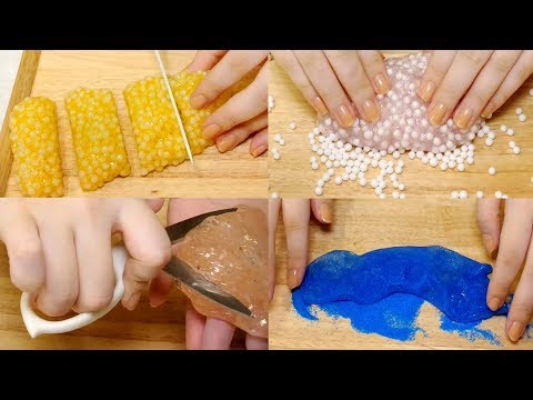 ASMR Satisfying 10 Slime Sounds BEST🌟슬라임특집