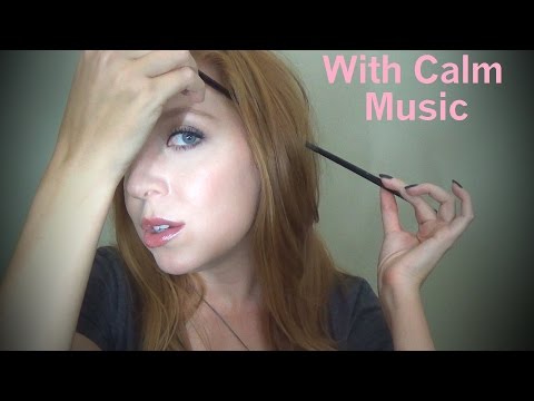 ASMR scalp massage with chopsticks *soft spoken/whisper* WITH CALM MUSIC