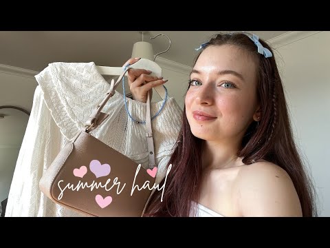 ASMR Summer Haul 🐚 clothing, accessories | Relaxing Whispering
