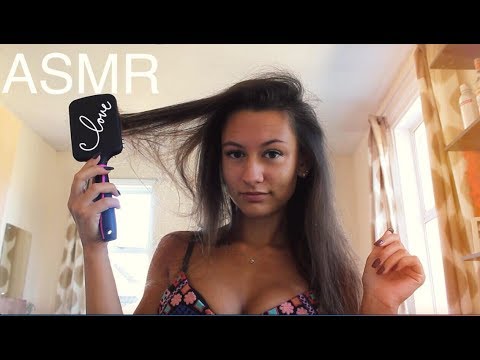 [ASMR] Intense Hair Play with Brushing & Styling ~ (Whispered)