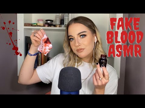 ASMR | using fake blood to give you tingles
