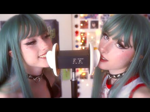 ASMR twin mouth sounds for lots of tingles ♡