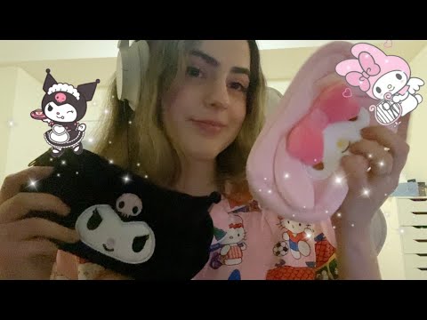 asmr showing you my Sanrio collection :) / ENG ASMR / (tapping, mouth sounds)