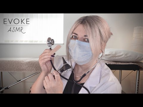 ASMR Doctor ENT Exam - Gentle Ear, Nose & Throat Exam (Otoscope, Latex Gloves, Writing Sounds)