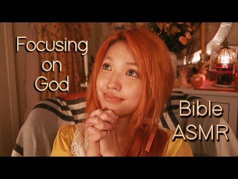 BIBLE ASMR | Praising God in the Midst of Difficulty 🙌 (Anxiety Talk + Book of Psalms) {Soft-Spoken}