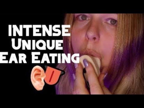 ASMR INTENSE Unique Ear Eating 👅💦Very Deep Inside Your Ears.