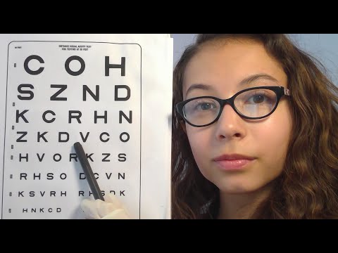 ASMR - Eye Exam with Glove Sounds and Visual Triggers!