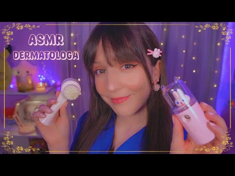 ⭐ASMR Visitando a la Dermatóloga🧼Tratamiento Acne y Limpieza Facial [Sub] Roleplay en Español