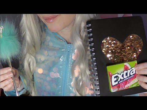 ASMR Gum Chewing Extremely Personal Questions Asked By Crinkle Coat Lady RP | Whispered