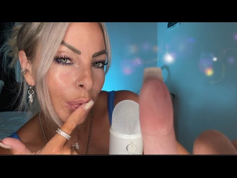 ASMR Spit Painting … BUT Instead Spit Stippling + Face Tracing With Mouth Sounds
