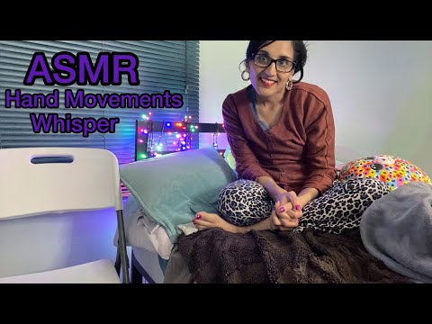ASMR Hypnotizing Hand Movements Whisper 💜Personal Attention REPEATING WORDS Pay attention to Me!♡