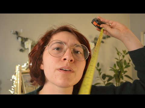 ASMR Semi Inaudible Face Measuring (Writing Sounds & Personal Attention)