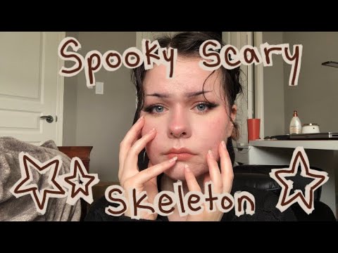 ASMR my face is made of the *song* spooky scary skeletons [part2]
