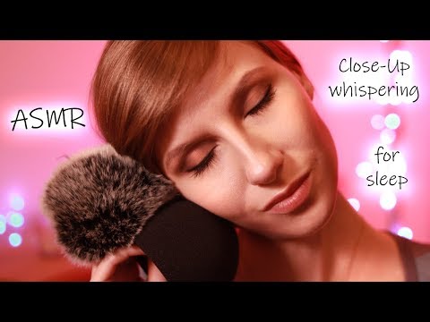 Close-Up Whispering ASMR for SLEEP + triggers and repeating